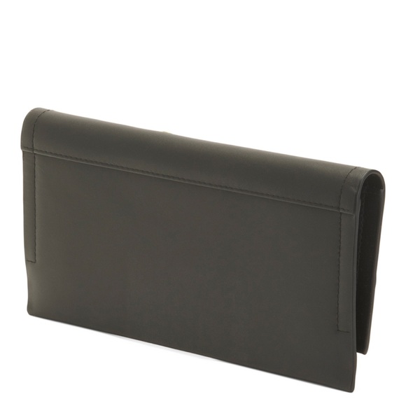 Radley London Black Floral Leather Lunar New Year Flapover Women's Clutch - Picture 2 of 3